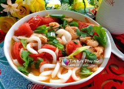 [Chế biến] - Bánh canh tôm, món ngon cho con ăn sáng