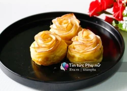 [Chế biến] - Bánh táo hoa hồng tặng mẹ 20/10