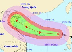 Bão Sarika sẽ đổ bộ vào Việt Nam