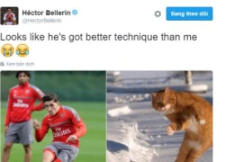 Bellerin 'tự dìm hàng' trên mạng xã hội