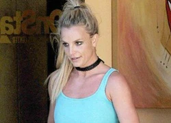 Britney Spears miệt mài tập luyện giữ dáng