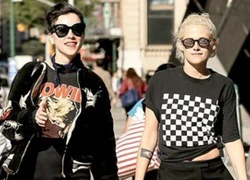 Chia tay nữ trợ lý, Kristen Stewart hẹn hò bạn gái cũ của Cara Delevingne