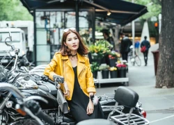 Diễm My 9X khoe street style trên phố Australia