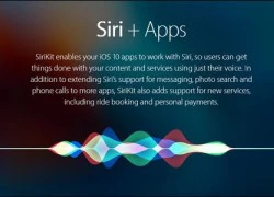 Dùng Siri tương tácvới ứng dụng bên thứ ba trên iOS 10