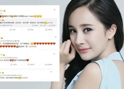 Dương Mịch 'canh giờ' để chúc mừng sinh nhật ông xã