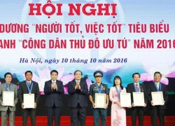 Hà Nội vinh danh 9 "Công dân Thủ đô ưu tú" năm 2016