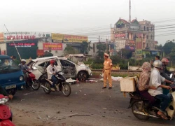 HN: Tàu hỏa tông ô tô, 4 người chết, 3 người nguy kịch