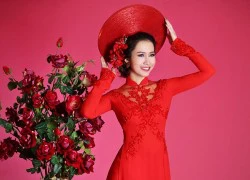 Hoa hậu Phụ nữ Việt Nam qua ảnh 2012 diện áo dài voan