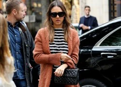 Học street style mùa thu như Jessica Alba