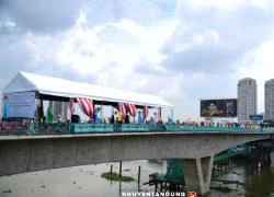 Hợp long cầu vượt sông Sài Gòn tuyến metro Bến Thành Suối Tiên