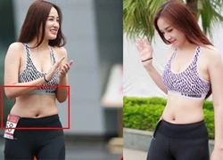 Lộ ảnh chưa photoshop 'tố cáo' vòng eo thật ngấn mỡ của Mai Phương Thúy