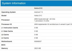 Lộ diện điện thoại Nokia D1C chạy Android 7.0