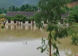 Lũ trên sông Gianh đang nhấn chìm hàng ngàn ngôi nhà