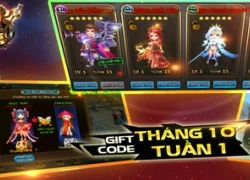 Mộng Anh Hùng phát Gift Code tuần 1 tháng 10 dành cho game thủ