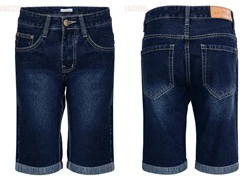 Quần short jean nam IMAGINE U xếp lai đơn giản 002 SID50049