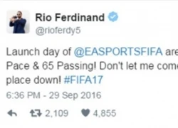 Rio Ferdinand đòi phá banh trụ sở EA vì chỉ số FIFA quá thấp