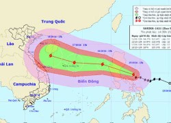 Sáng mai bão cấp 12 sẽ vào biển Đông