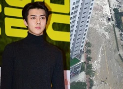 Sehun (EXO) gây tranh cãi khi khen thời tiết đẹp ngay trong thời điểm bão lũ càn quét Busan