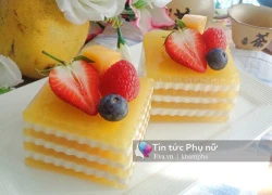 [Chế biến] - Thạch xoài cốt dừa thơm ngon, thanh mát