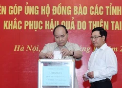 Thủ tướng, Phó Thủ tướng quyên góp ủng hộ đồng bào miền Trung