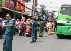 Va chạm xe buýt, người phụ nữ bán khoai lang tử vong