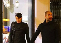 Vợ chồng Guardiola khám phá ẩm thực tại Manchester