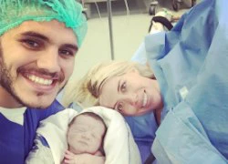 Vợ già của Mauro Icardi sinh con gái thứ hai