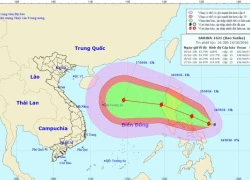 Xuất hiện cơn bão mạnh gần Biển Đông