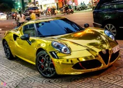 Alfa Romeo 4C Sài Gòn mạ vàng phong cách dân chơi Dubai