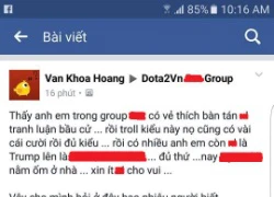 Bàn luận chính trị, PewPew ngay lập tức &#8220;bị kick&#8221; khỏi group DOTA 2