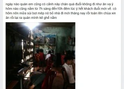 Bó tay với khách hàng 'lầy' ăn nhờ ở đậu ngoài quán net