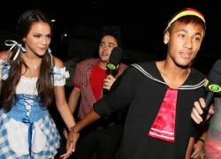 Bruna Marquezine lặn lội sang Tây Ban Nha sưởi ấm trái tim Neymar