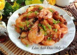 [Chế biến] - Tôm rim mặn đơn giản đưa cơm