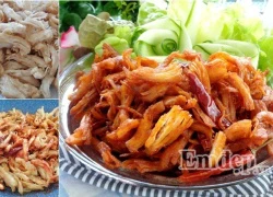 [Chế biến] - Trời lạnh làm gà xé cay ăn hay hay