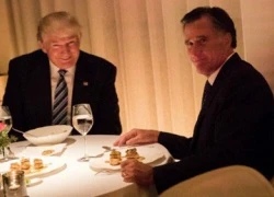 Donald Trump ăn tối với ứng viên ngoại trưởng Mitt Romney