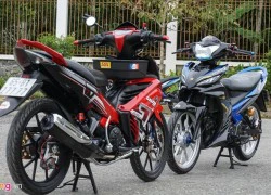 Hai chiếc Exciter độ khoảng 100 triệu của biker miền Tây