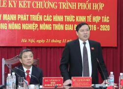 Hội NDVN - Liên minh HTXVN: Phát triển các hình thức kinh tế hợp tác