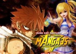 Khai mở máy chủ mới Manga 35, Manga GO tặng ngay bộ Giftcode giá trị