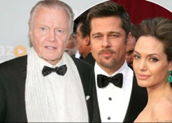 Bố Angelina Jolie buồn chuyện ly hôn của con gái với Brad Pitt