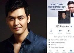 MC Phan Anh bất ngờ khóa Facebook vì có kẻ xấu chiếm quyền sử dụng