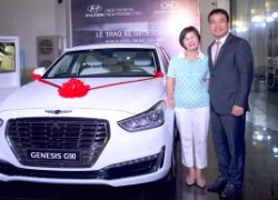 Nữ golf thủ Việt nhận xe Genesis G90 nhờ hole-in-one