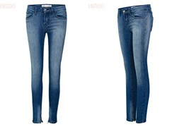 Quần jeans nữ phối kéo ALE 60913CSK SID52821