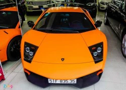 Siêu xe Lamborghini cũ của Minh Nhựa thay áo mới