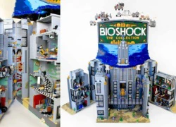 Thành phố ngầm BioShock được tái hiện quá đẹp qua 25 nghìn miếng LEGO, 300 giờ chăm chút