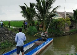 Thi thể nhiều vết chém của người đàn bà tại chòi tôm