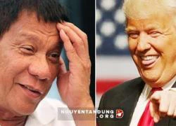 Tổng thống Philippines Duterte tuyên bố ngừng tranh cãi với Mỹ: 'Trump muôn năm!'