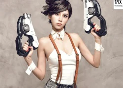 Trọn bộ ảnh cosplay Overwatch tuyệt đẹp của người mẫu game Hạ Tiểu Vi