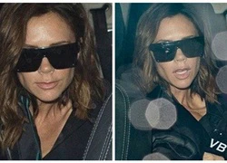 Victoria Beckham lộ vẻ hốc hác mệt mỏi khi để mặt mộc