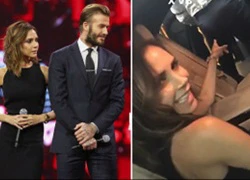 Victoria thích thú với vòng 3 gợi cảm của ông xã David Beckham