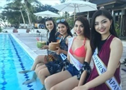 Á hậu Lệ Hằng diện bikini khoe vóc dáng chuẩn tại Miss Universe